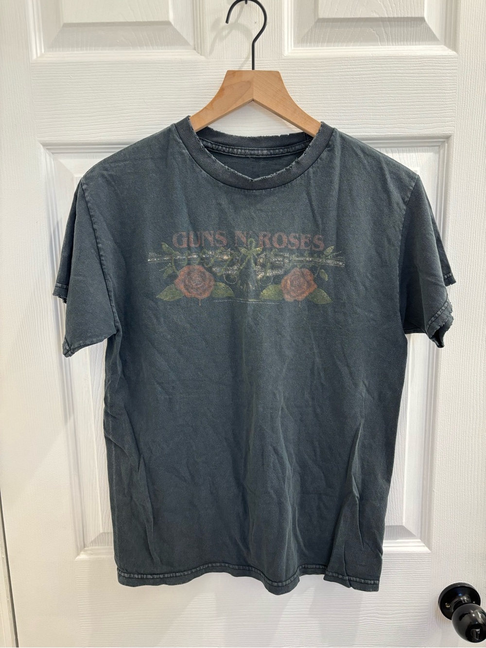 Faded Black Guns N’ Roses Band T-Shirt